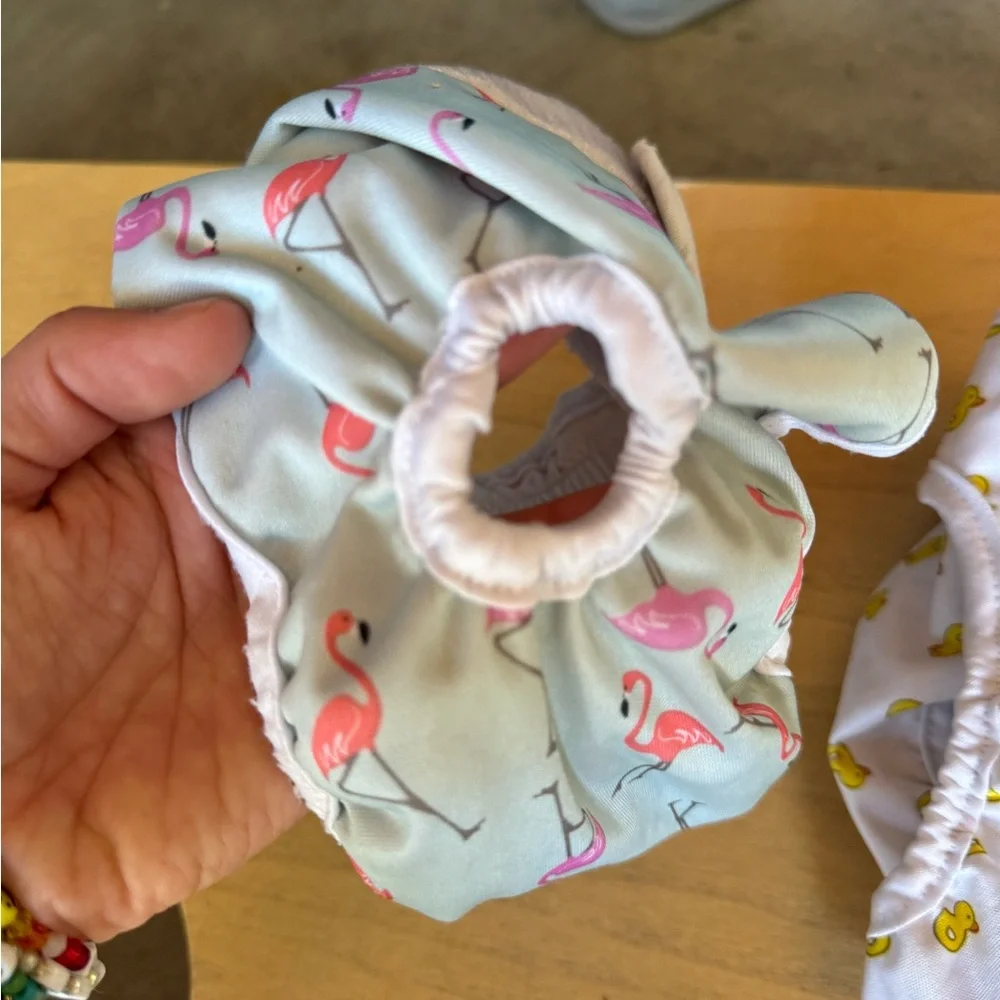 Two Pack Machine Washable Doggie Diapers